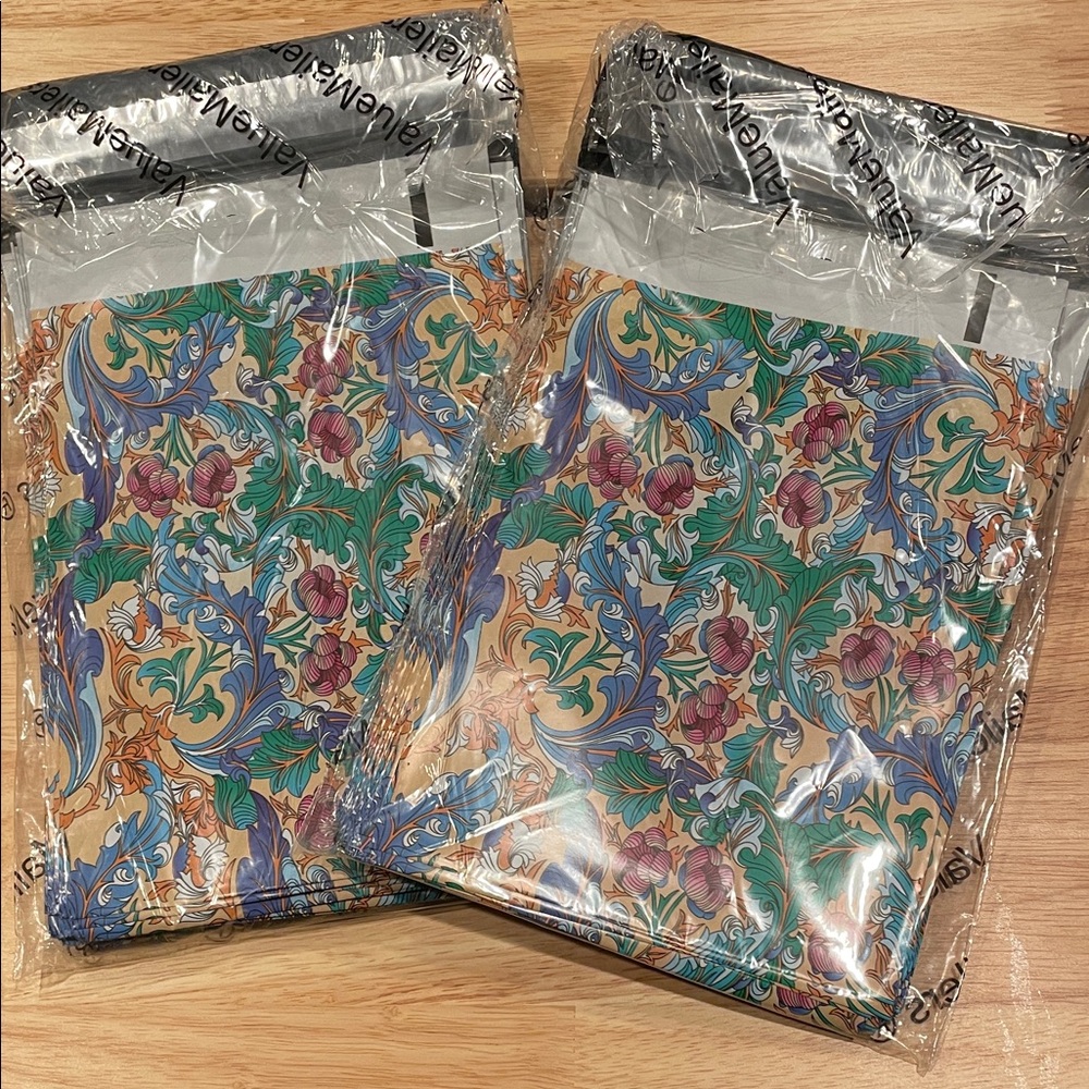 6x9(100) Floral Patterned polymailer